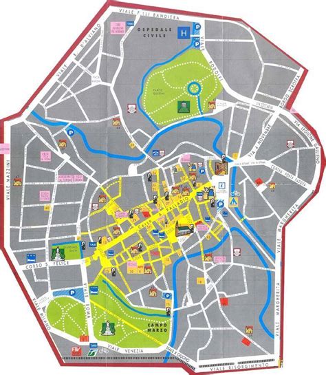 Mappa di Vicenza: Vie, Strade e Piazze .